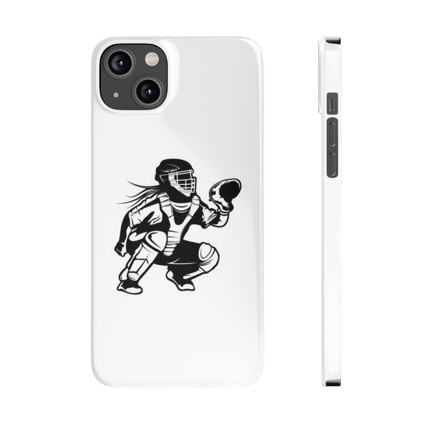 Catcher's Gear Slim Phone Case - Durable & Stylish for Baseball Fans