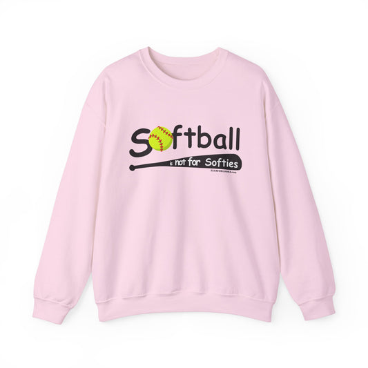 Softball Not for Softies Unisex Crewneck Sweatshirt