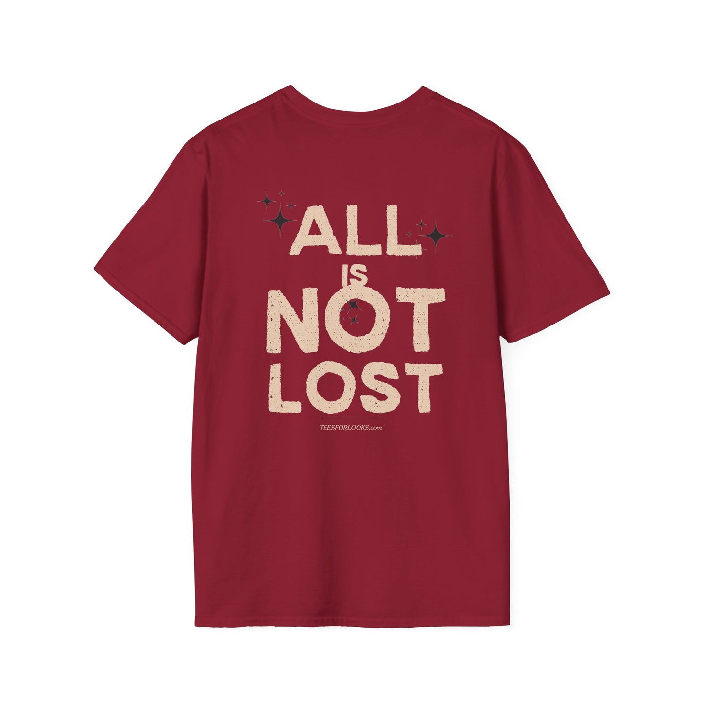 Inspirational Unisex Softstyle T-Shirt - 'All is NOT Lost'