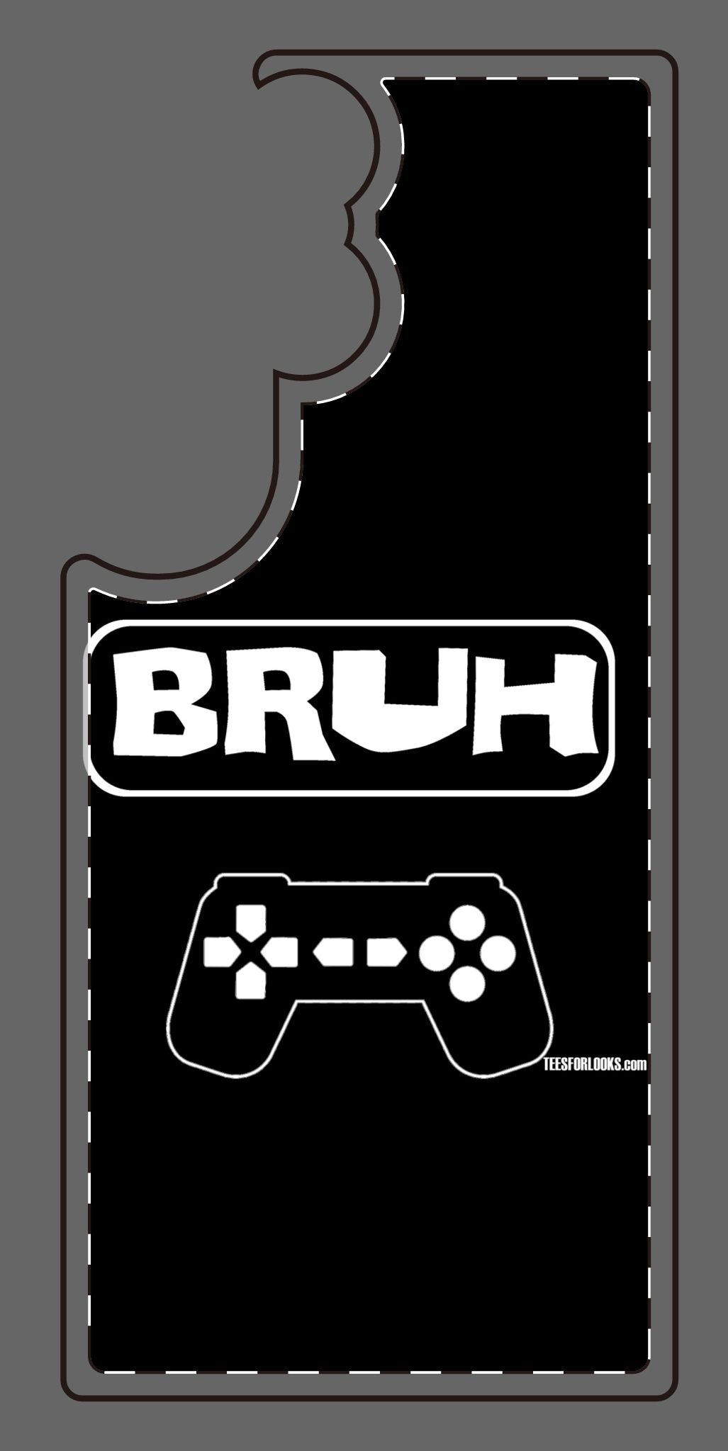 Gaming Bruh Silicone Phone Case - Cool Gamer Accessory