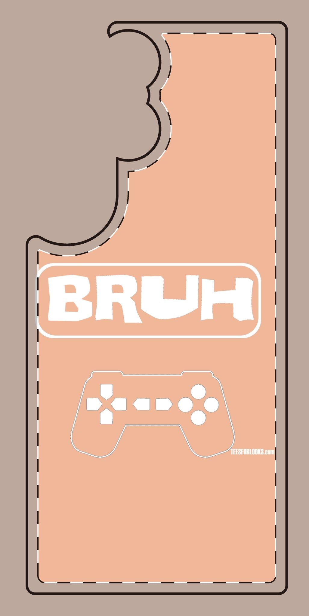 Gaming Bruh Silicone Phone Case - Cool Gamer Accessory