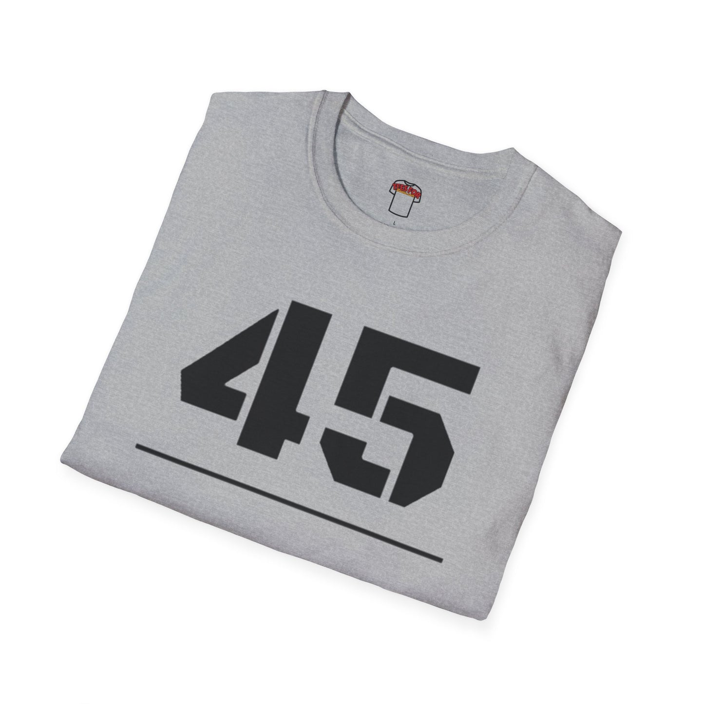 Unisex Softstyle T-Shirt - Sporty Number Design Tee for Casual Wear