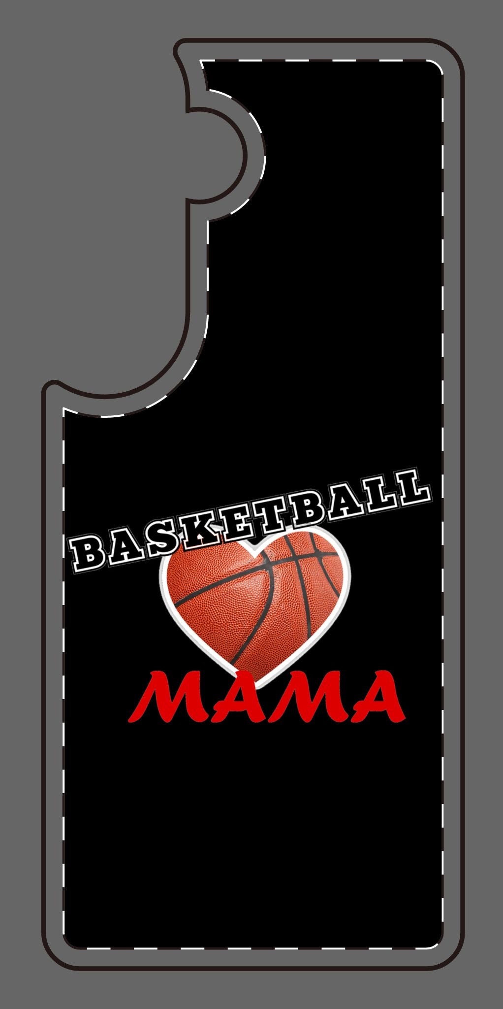 Basketball Mama Silicone Phone Case - Perfect Gift for Basketball Moms