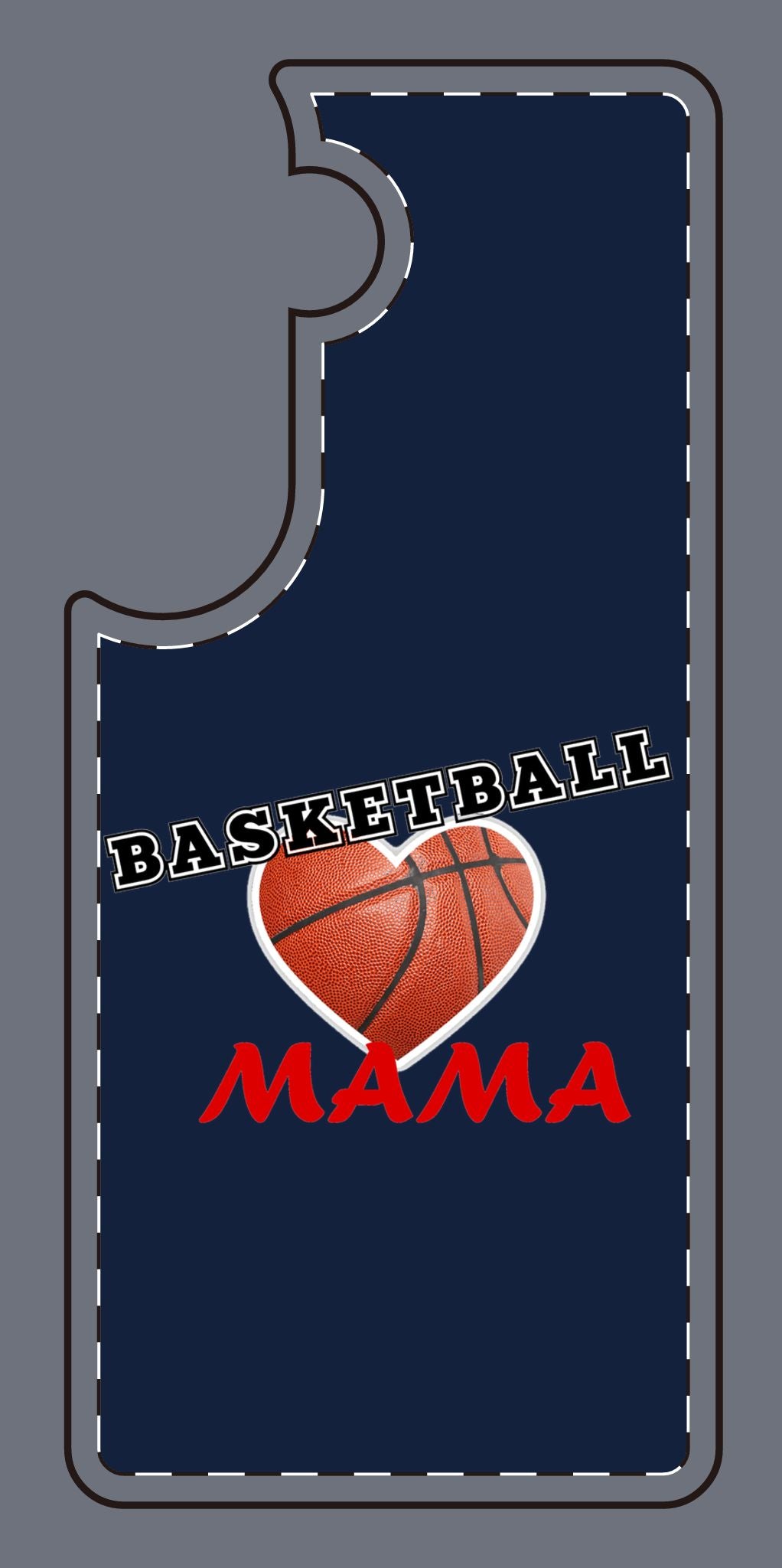 Basketball Mama Silicone Phone Case - Perfect Gift for Basketball Moms