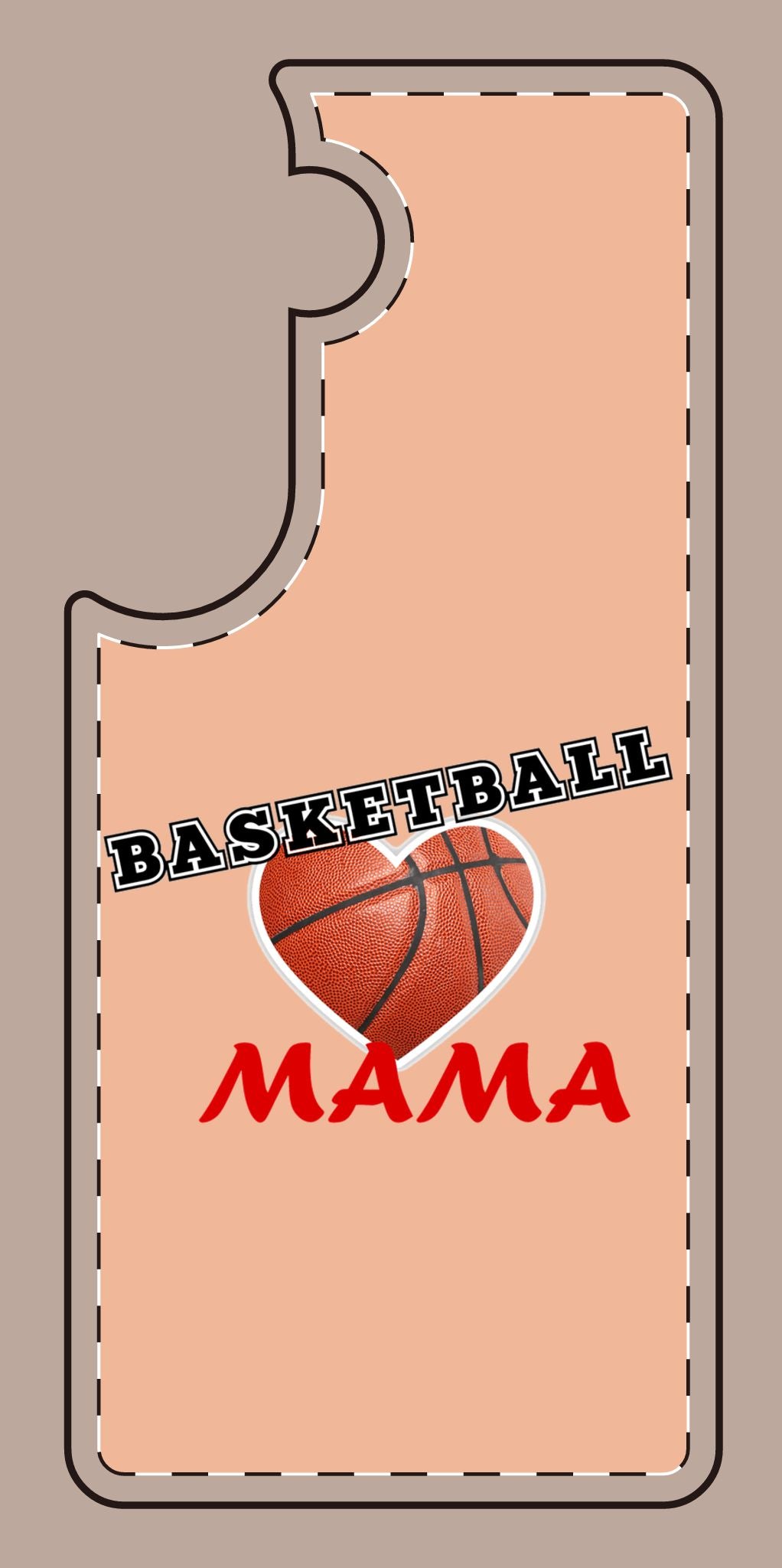 Basketball Mama Silicone Phone Case - Perfect Gift for Basketball Moms