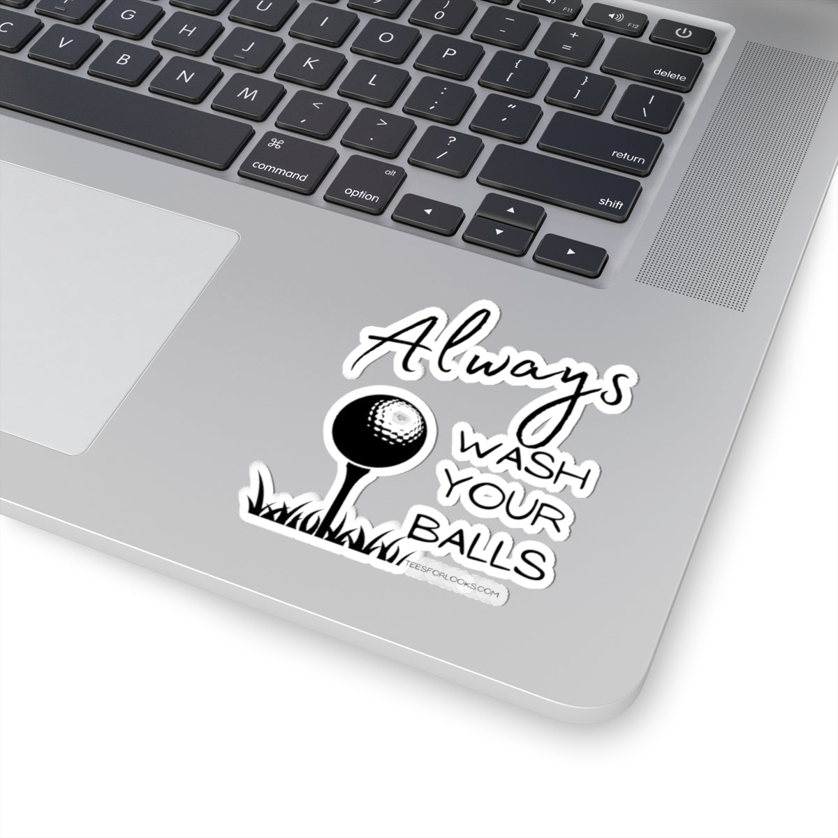 Funny Golf Stickers - "Always Wash Your Balls"