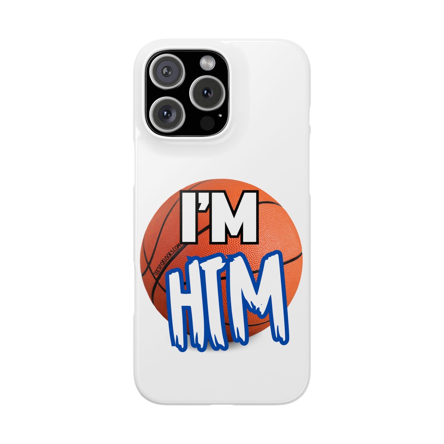 Basketball Slim Phone Case - I'm HTM Design for Sports Fans