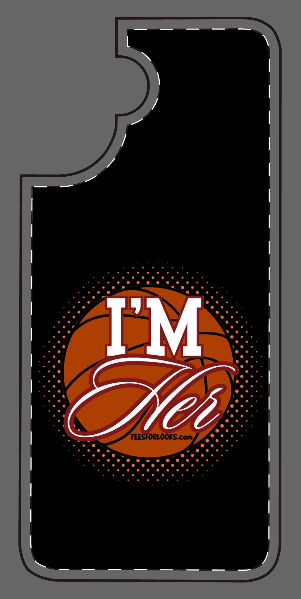 I'M Her Basketball Silicone Phone Case - Perfect for Sports Fans