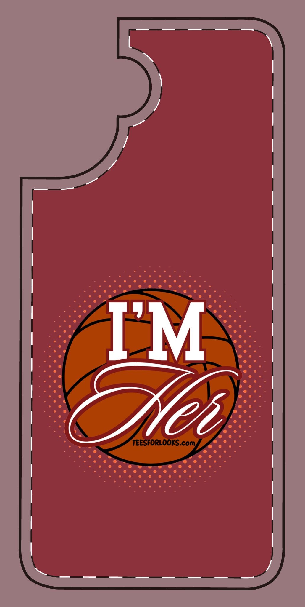 I'M Her Basketball Silicone Phone Case - Perfect for Sports Fans