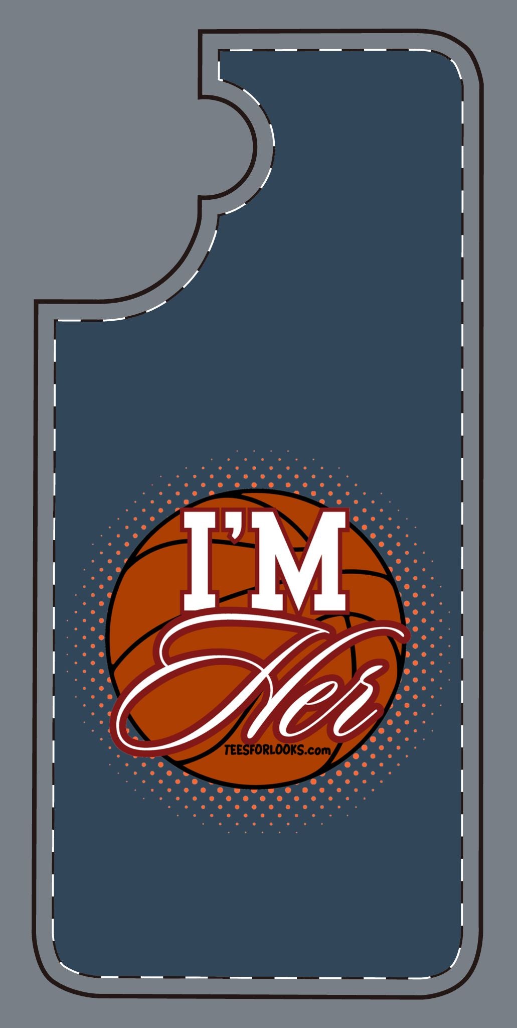 I'M Her Basketball Silicone Phone Case - Perfect for Sports Fans