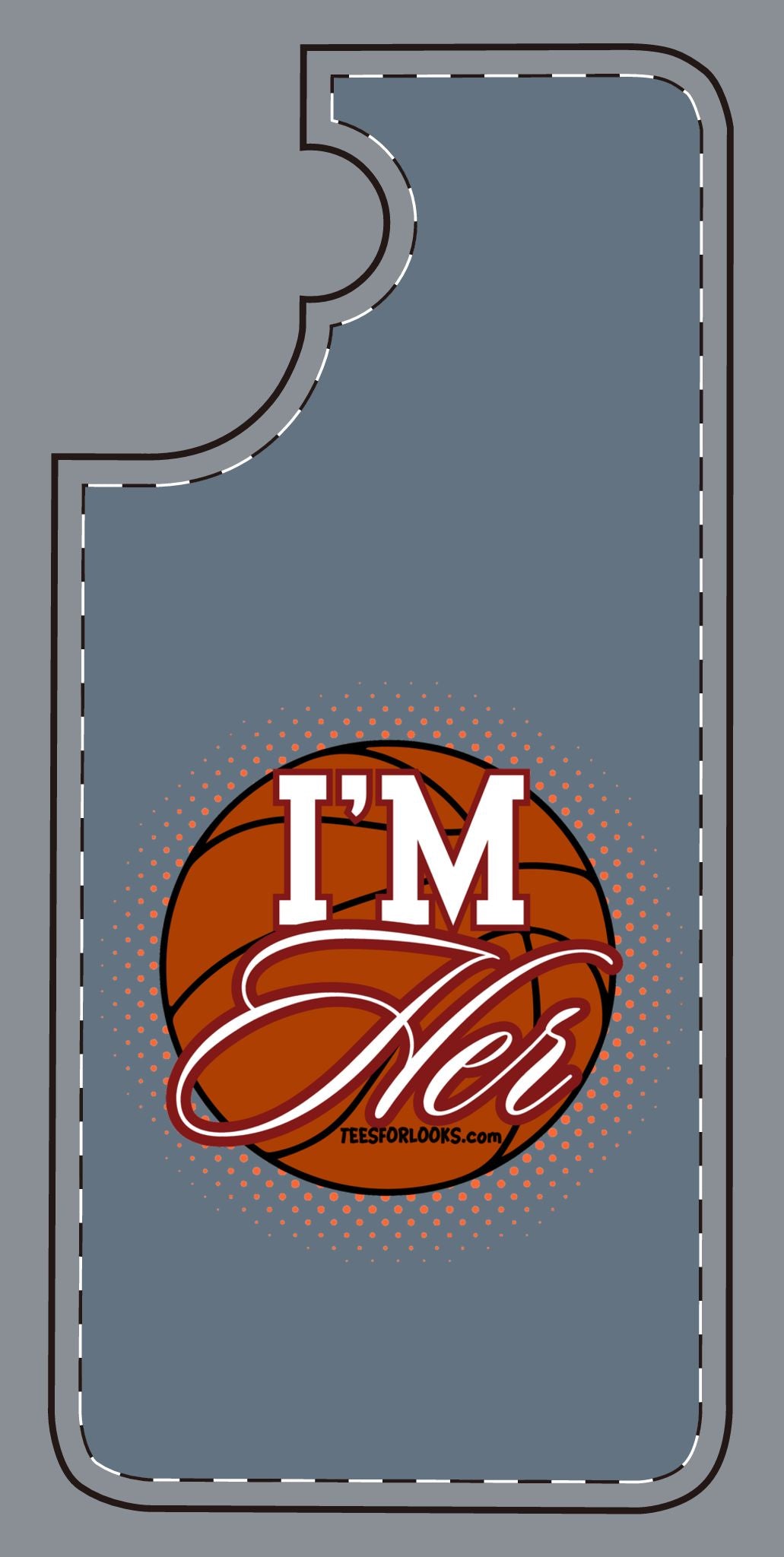 I'M Her Basketball Silicone Phone Case - Perfect for Sports Fans