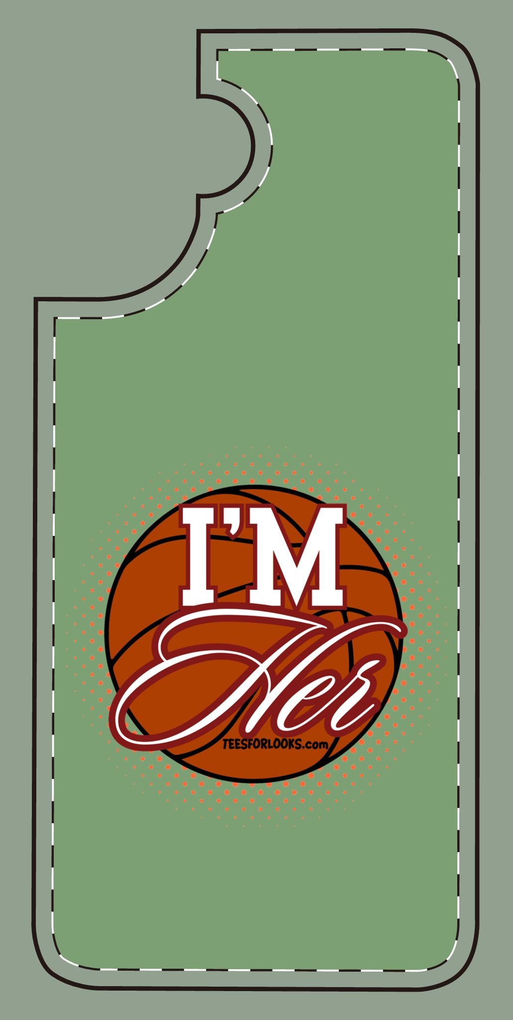 I'M Her Basketball Silicone Phone Case - Perfect for Sports Fans