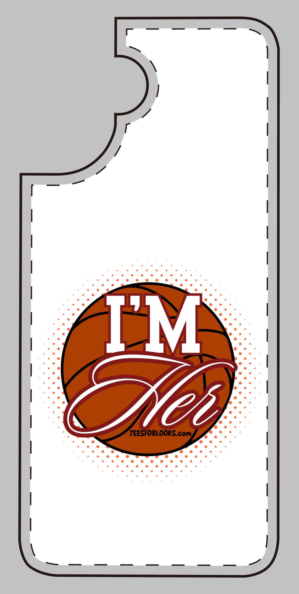 I'M Her Basketball Silicone Phone Case - Perfect for Sports Fans