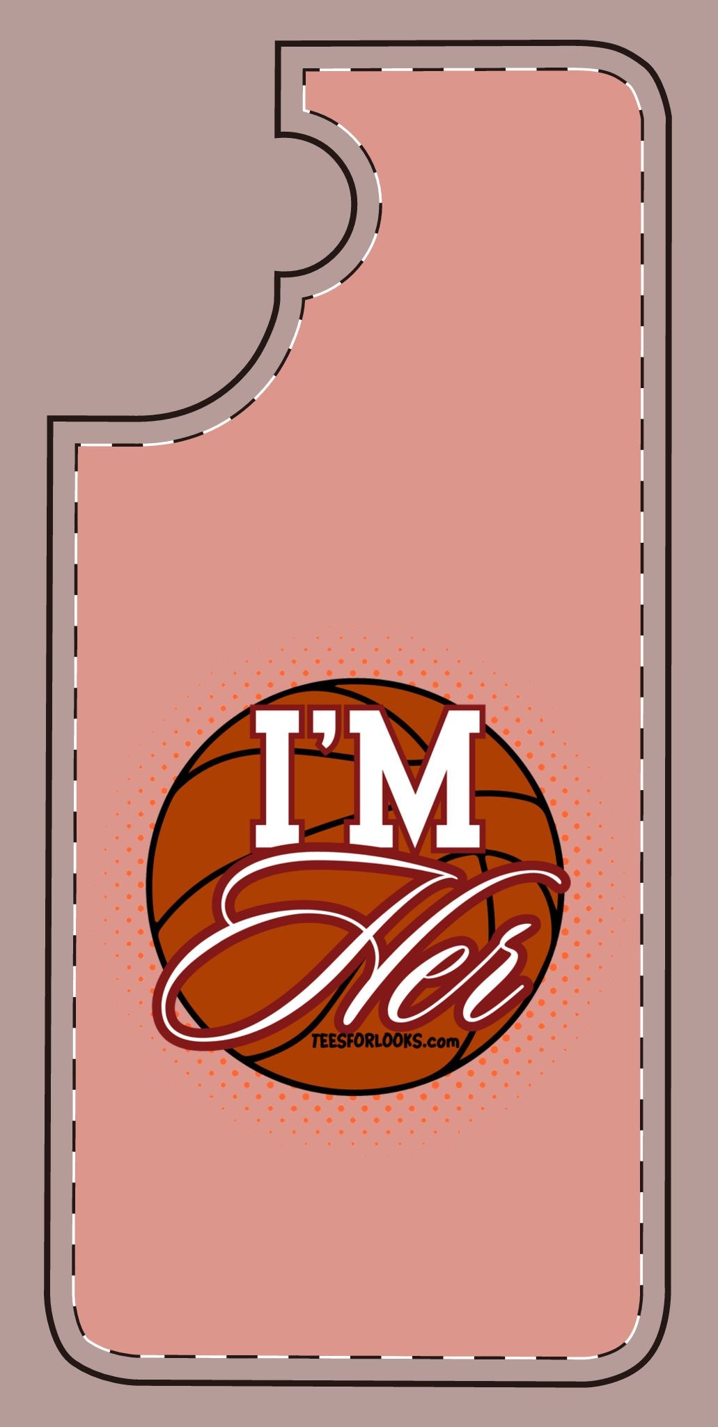 I'M Her Basketball Silicone Phone Case - Perfect for Sports Fans