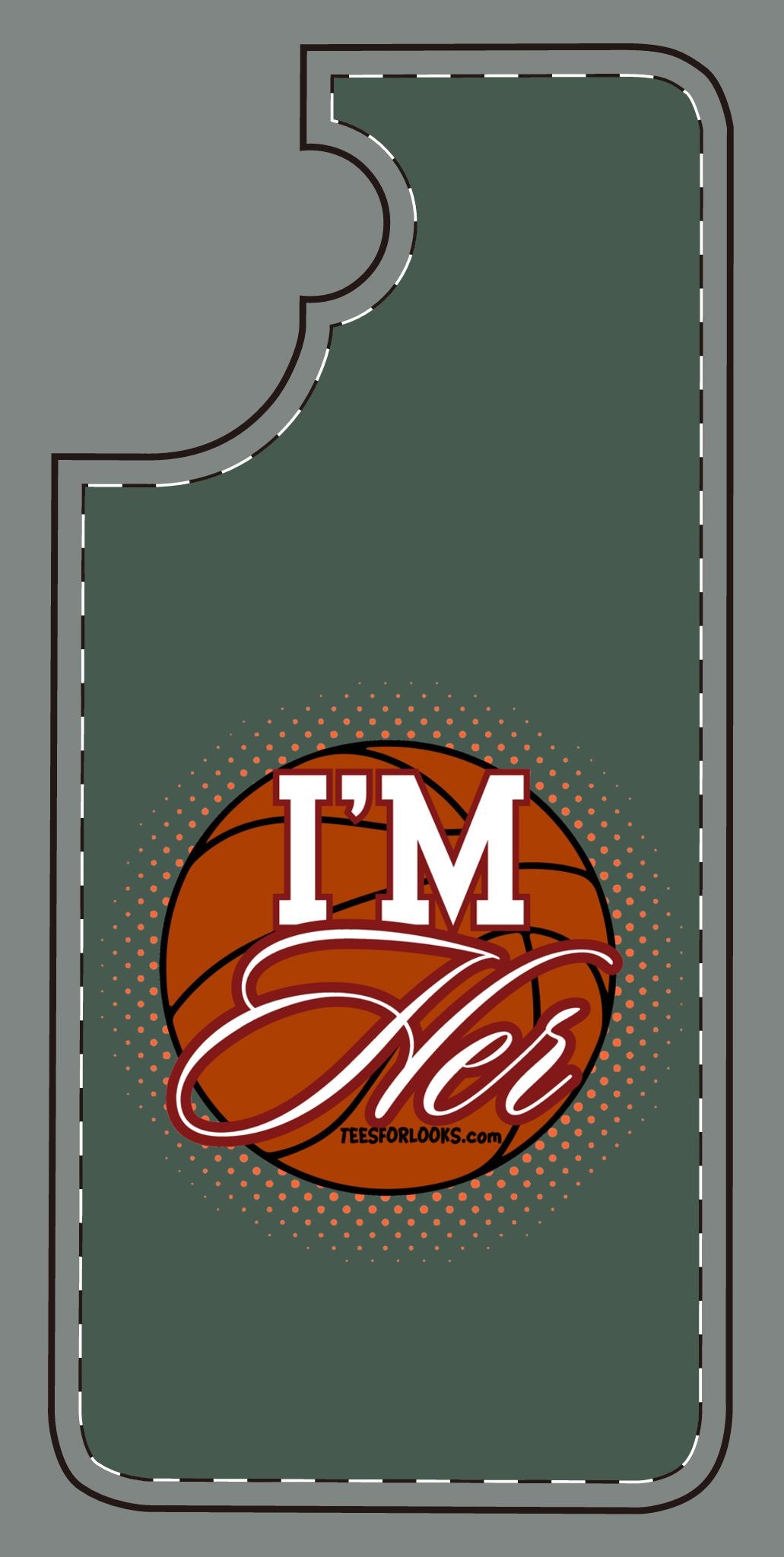 I'M Her Basketball Silicone Phone Case - Perfect for Sports Fans