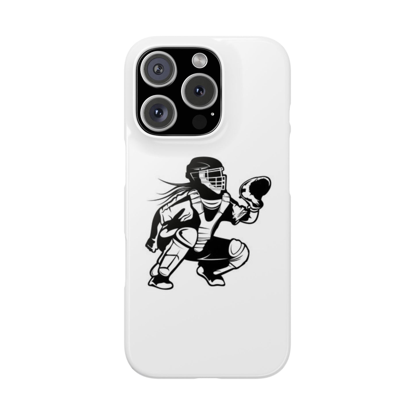 Catcher's Gear Slim Phone Case - Durable & Stylish for Baseball Fans