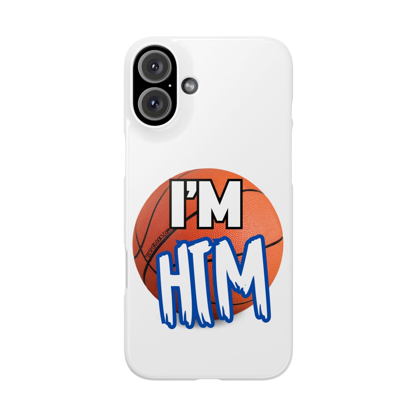 Basketball Slim Phone Case - I'm HTM Design for Sports Fans