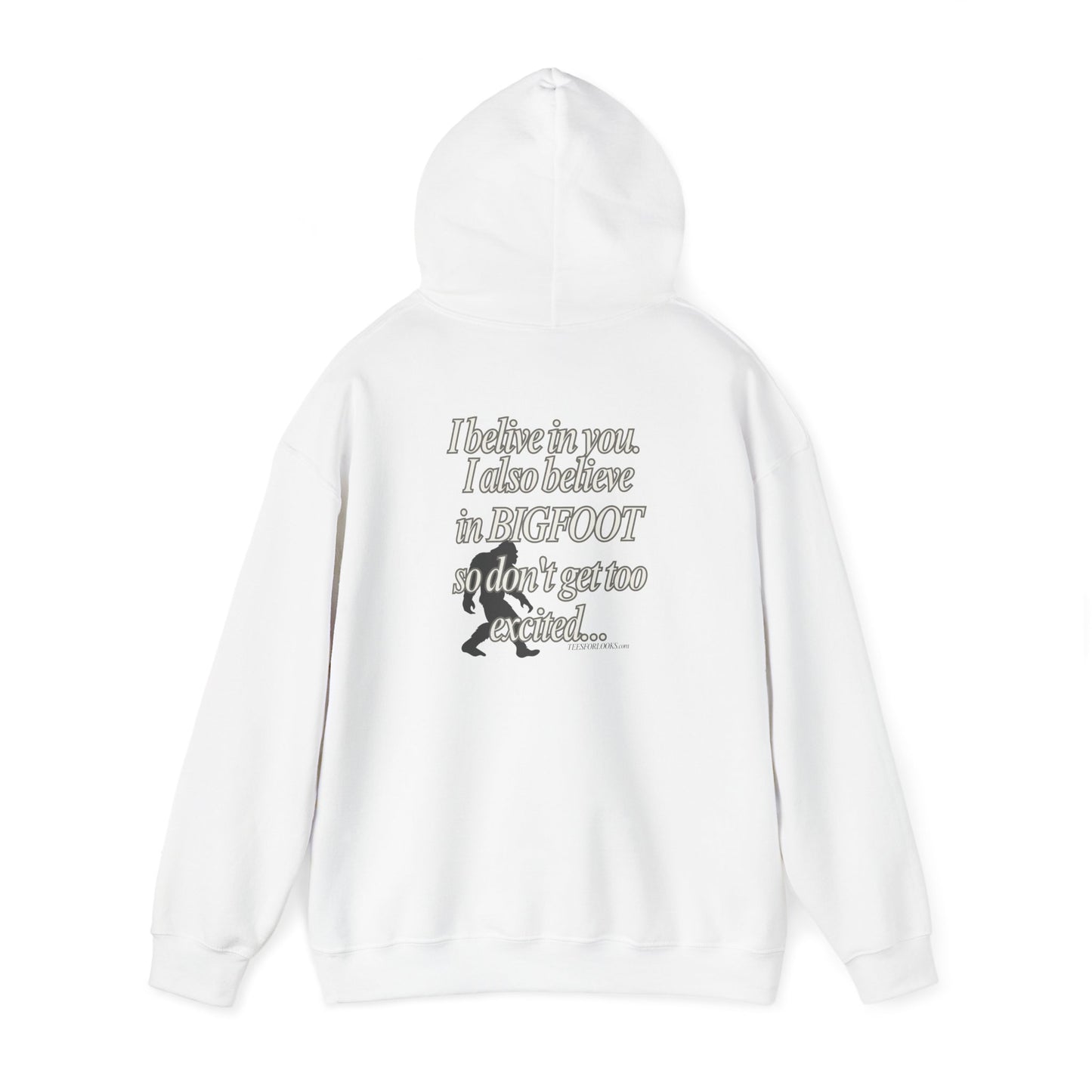 Bigfoot Believer Unisex Hoodie - Fun & Comfy Heavy Blend Sweatshirt for Wilderness Lovers