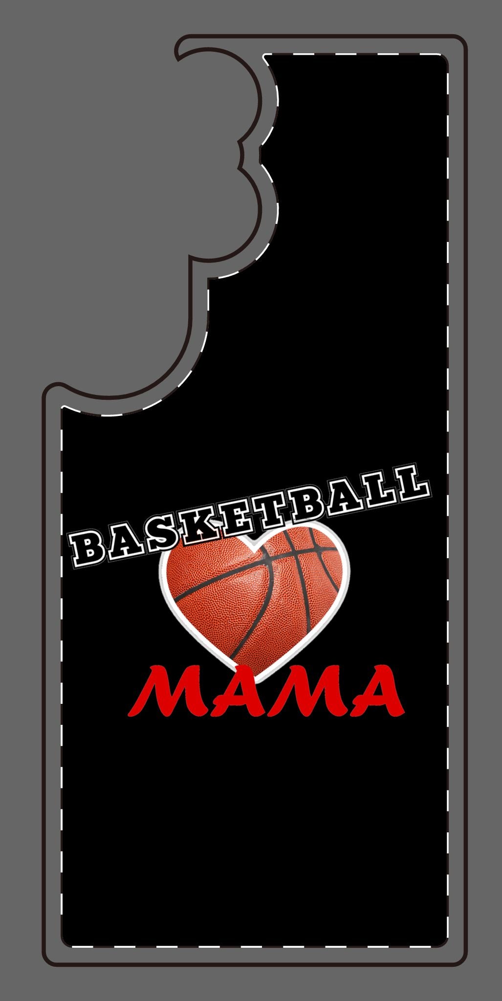 Basketball Mama Silicone Phone Case - Perfect Gift for Basketball Moms