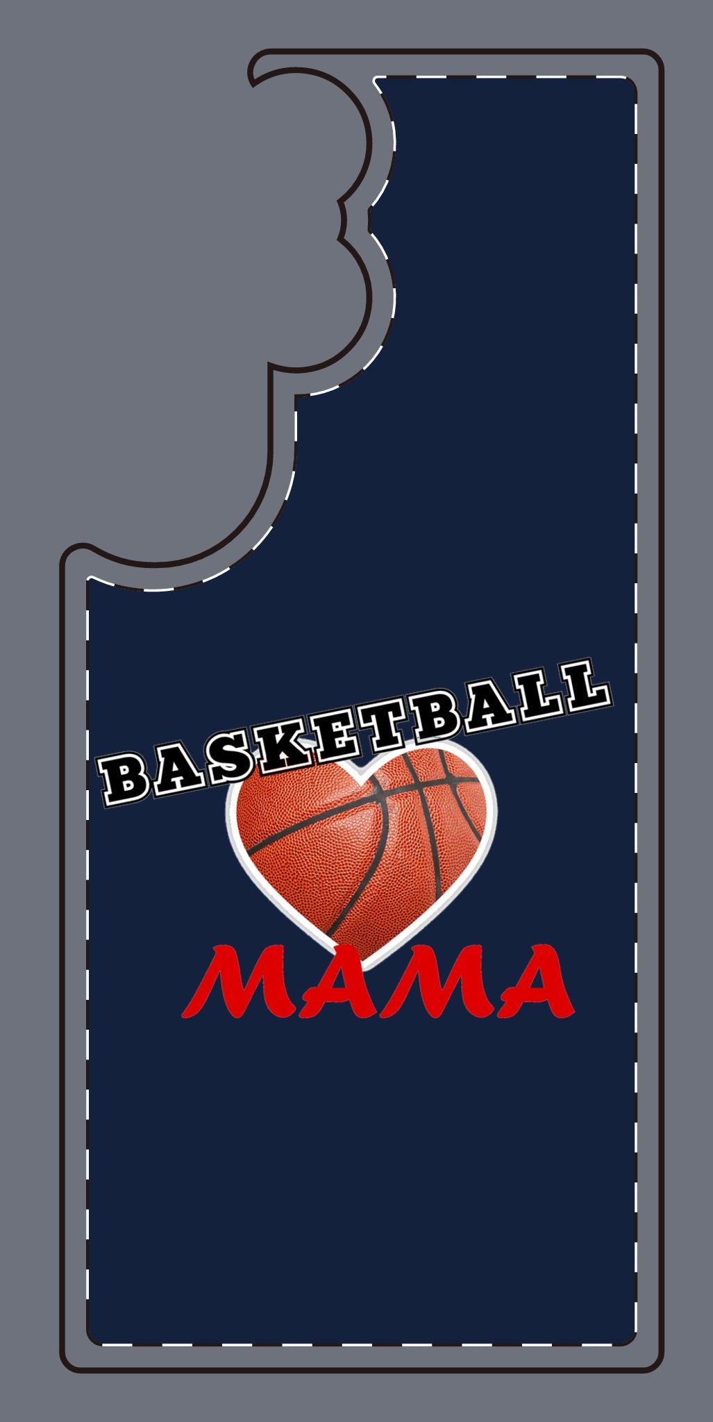 Basketball Mama Silicone Phone Case - Perfect Gift for Basketball Moms