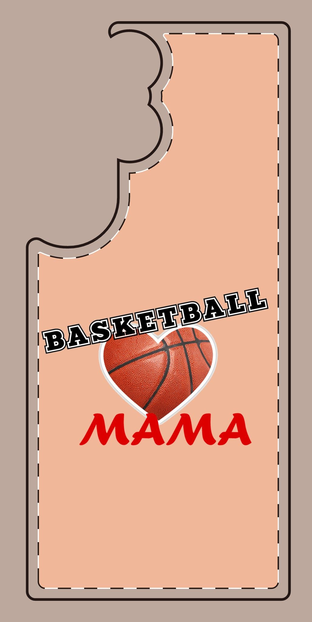 Basketball Mama Silicone Phone Case - Perfect Gift for Basketball Moms