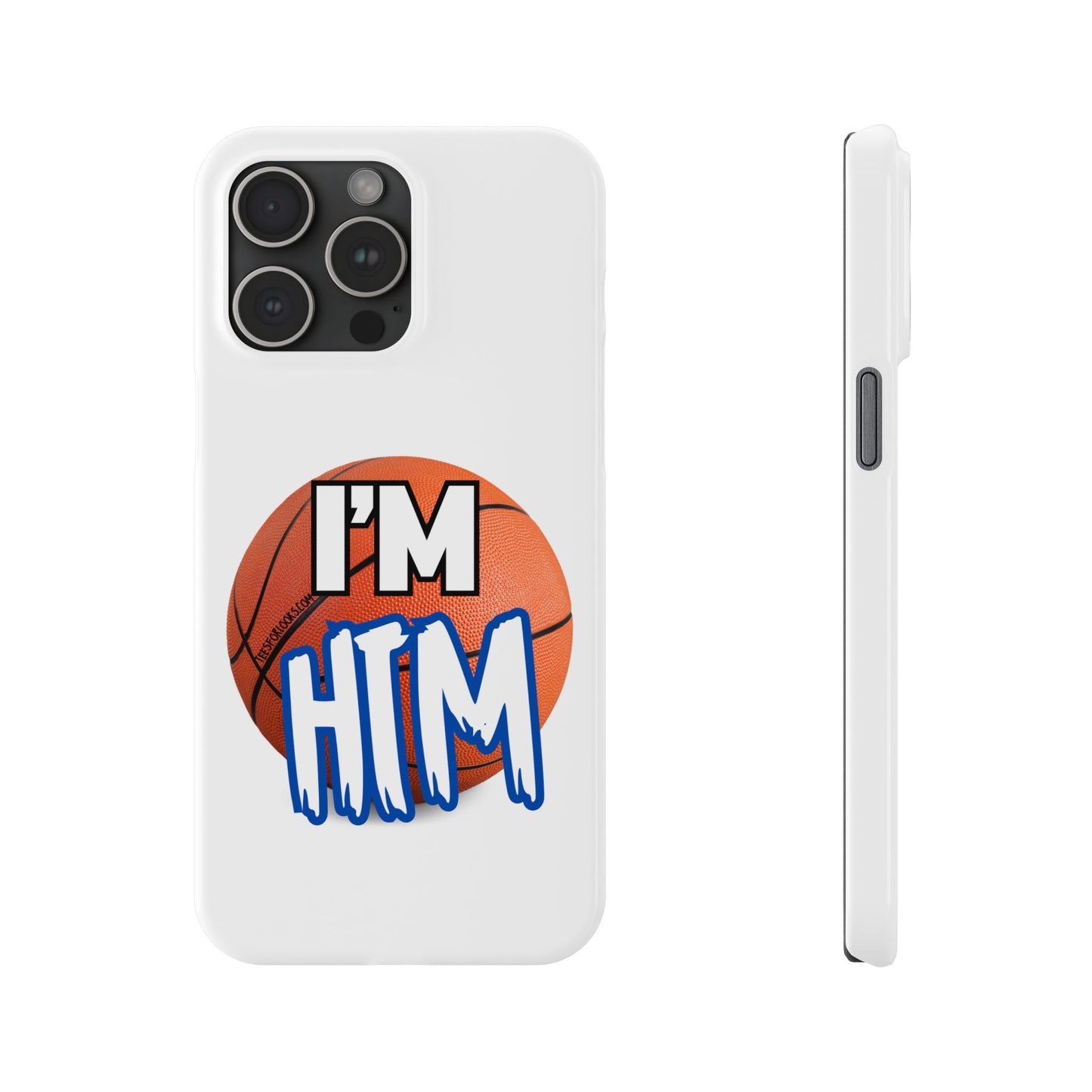 Basketball Slim Phone Case - I'm HTM Design for Sports Fans