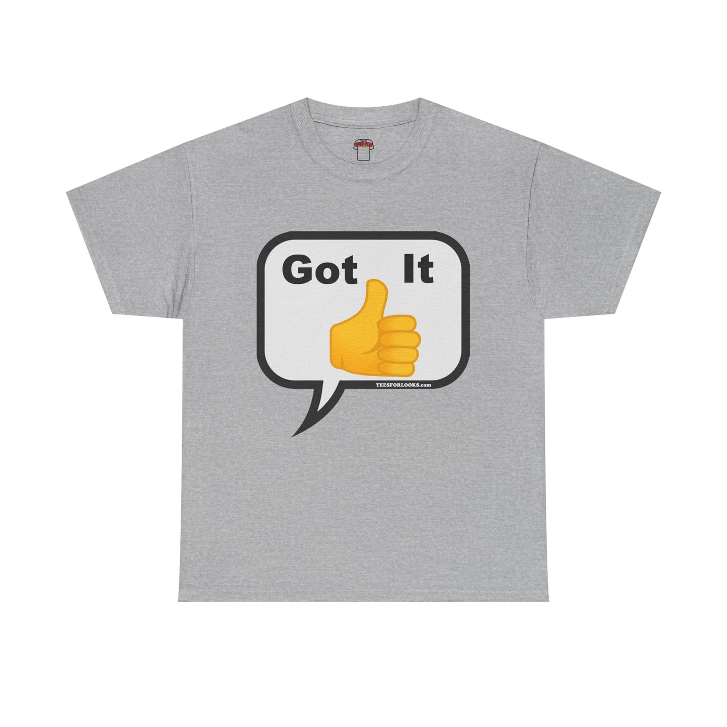 Unisex Heavy Cotton Tee - "Got It" Emoji Design