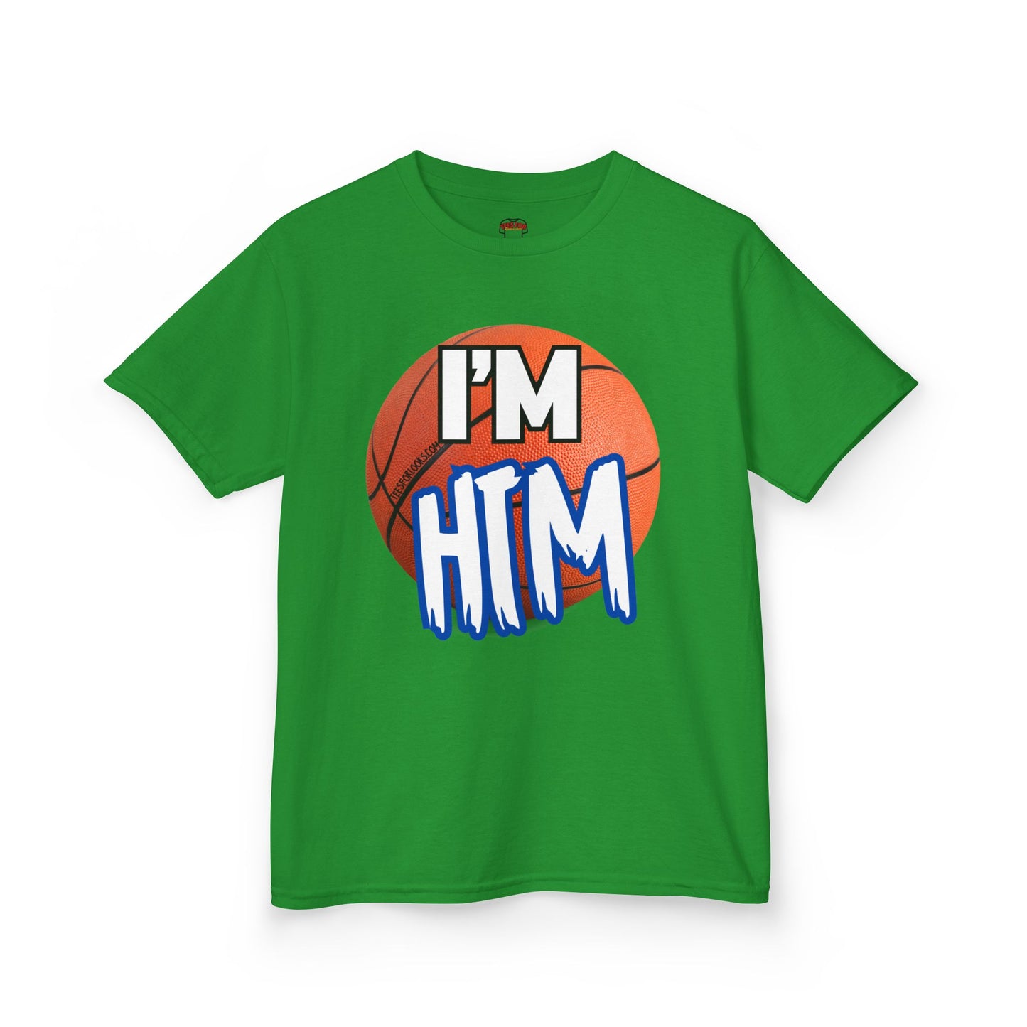 I'm HTM Kids Basketball Tee - Heavy Cotton T-Shirt for Young Athletes