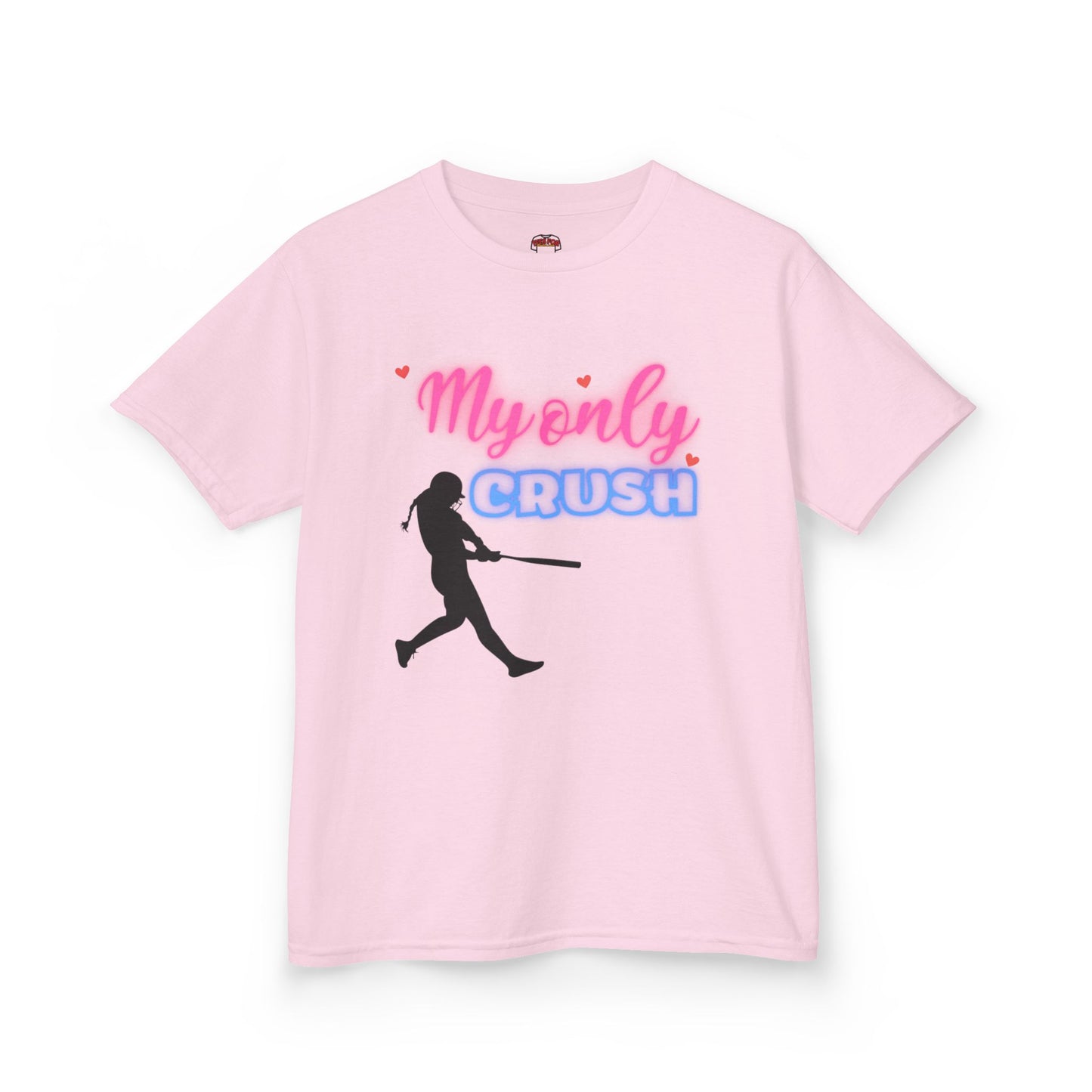 Kids Baseball Lover Tee - "My Only Crush" Design