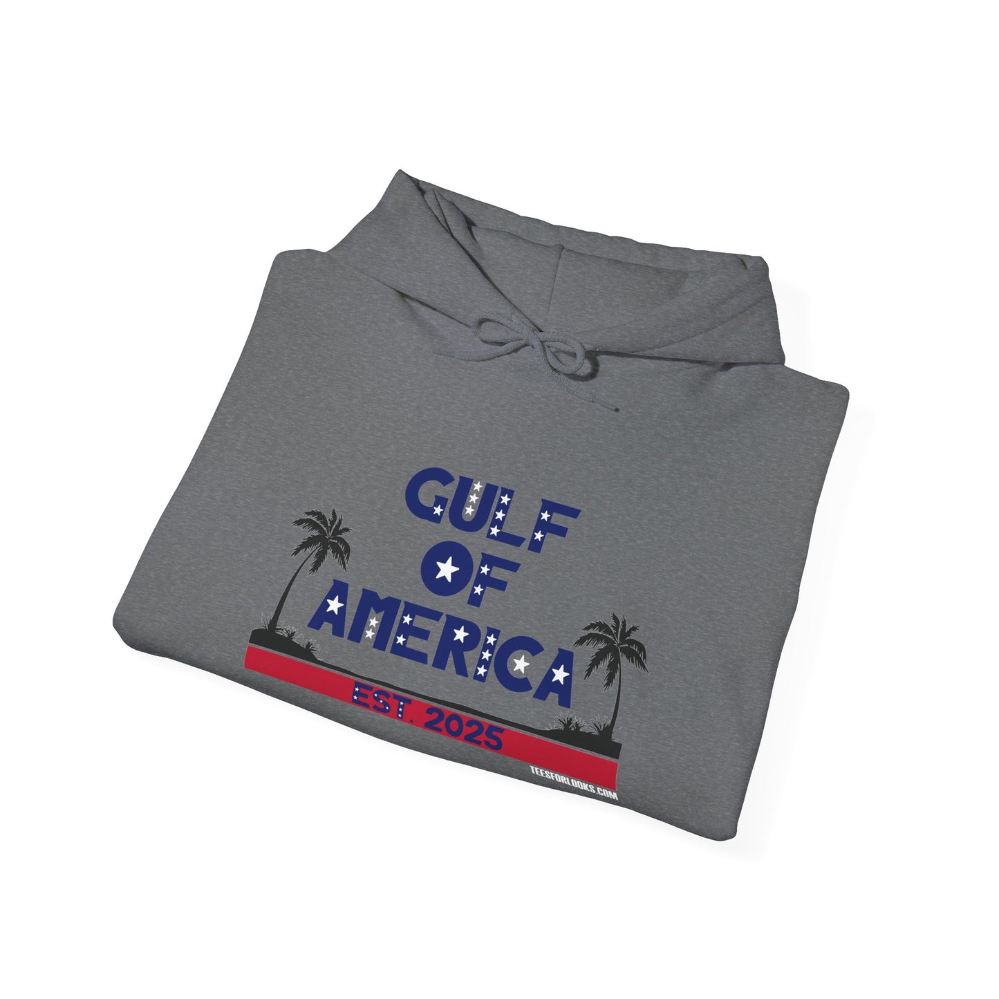 Cozy Gulf of America Hooded Sweatshirt - Perfect for Relaxing Days and Beach Vibes