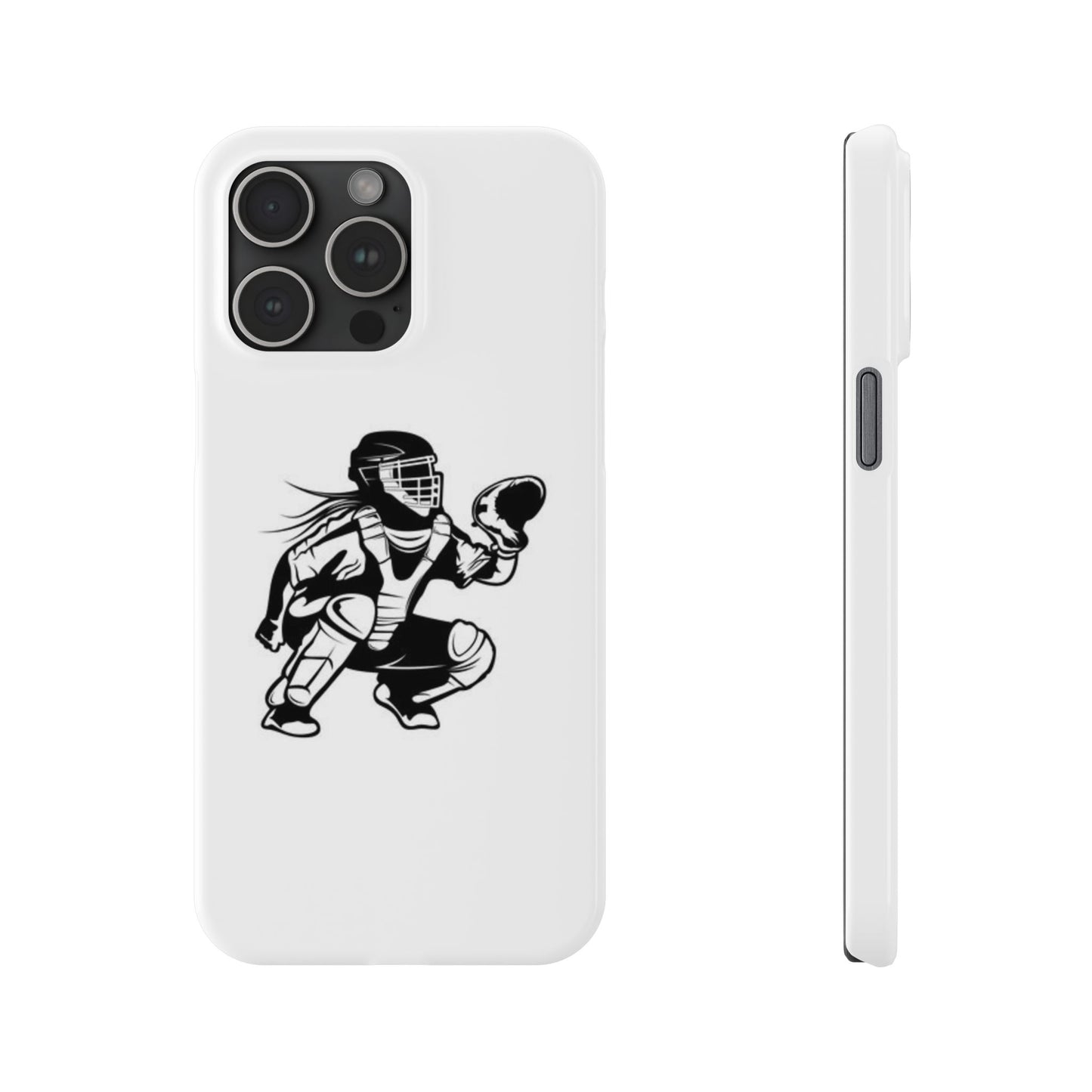 Catcher's Gear Slim Phone Case - Durable & Stylish for Baseball Fans