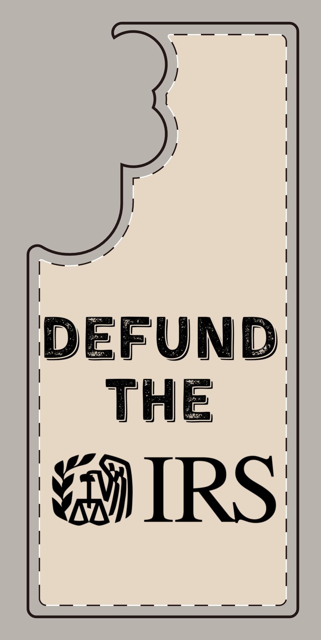 Defund the IRS Silicone Phone Case - Statement Accessory for Activists