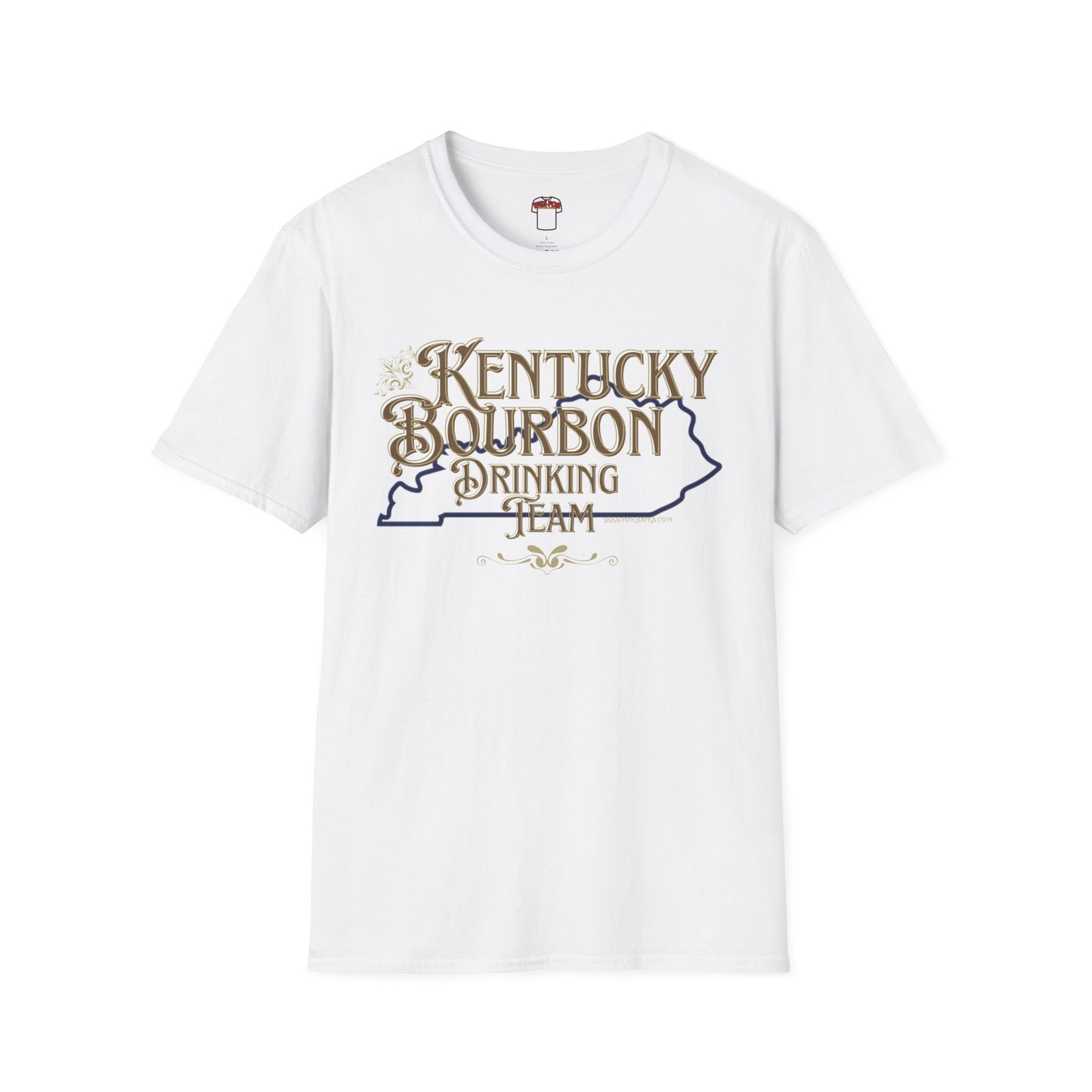 Kentucky Bourbon Drinking Team Unisex Softstyle T-Shirt