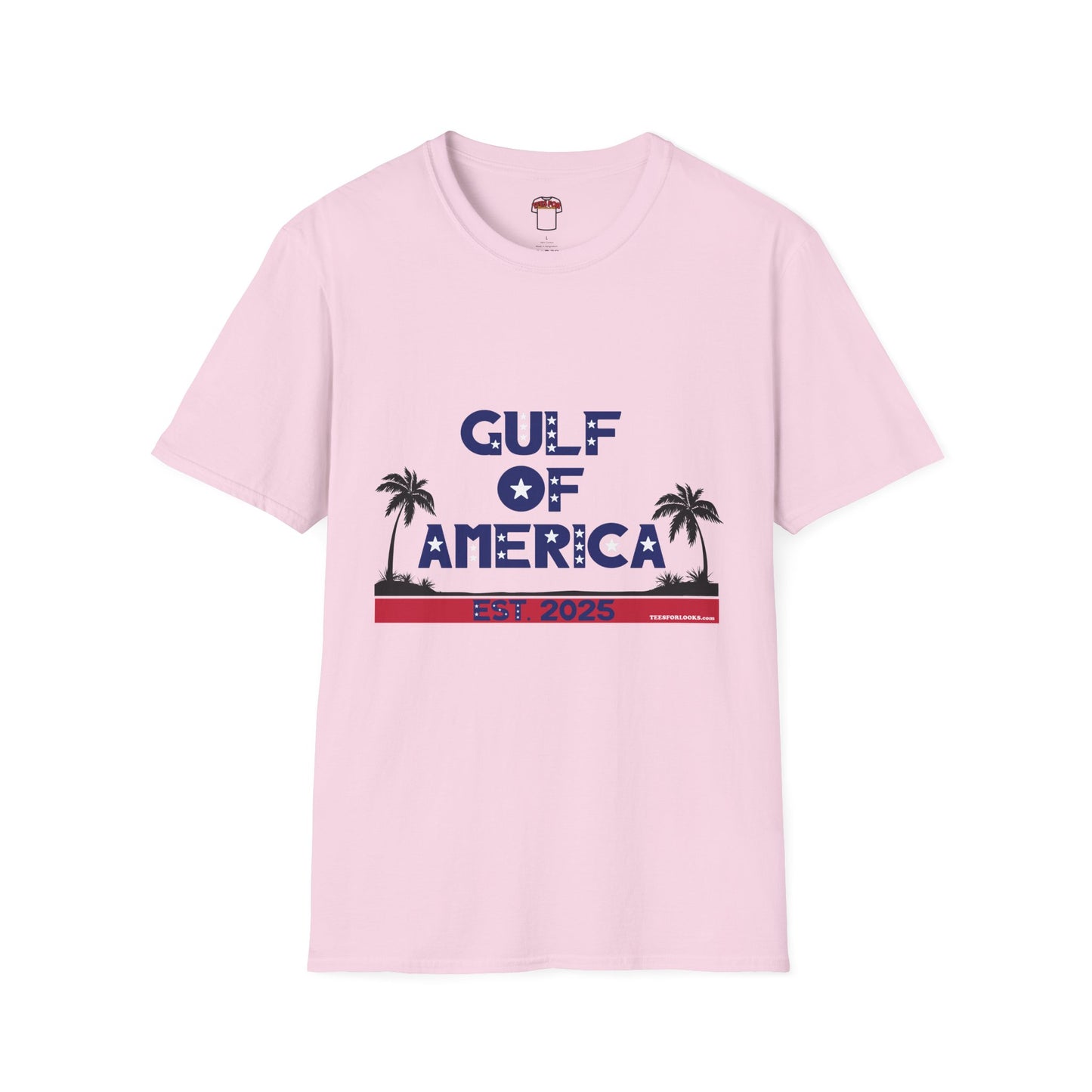 Gulf of America Palm Tree T-Shirt - Unisex Softstyle 2025