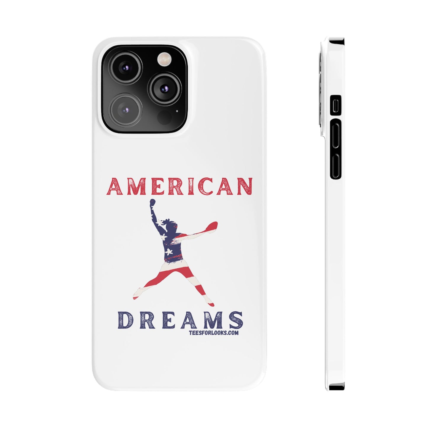 American Dreams Slim Phone Cases - Stylish Protection for Patriotism