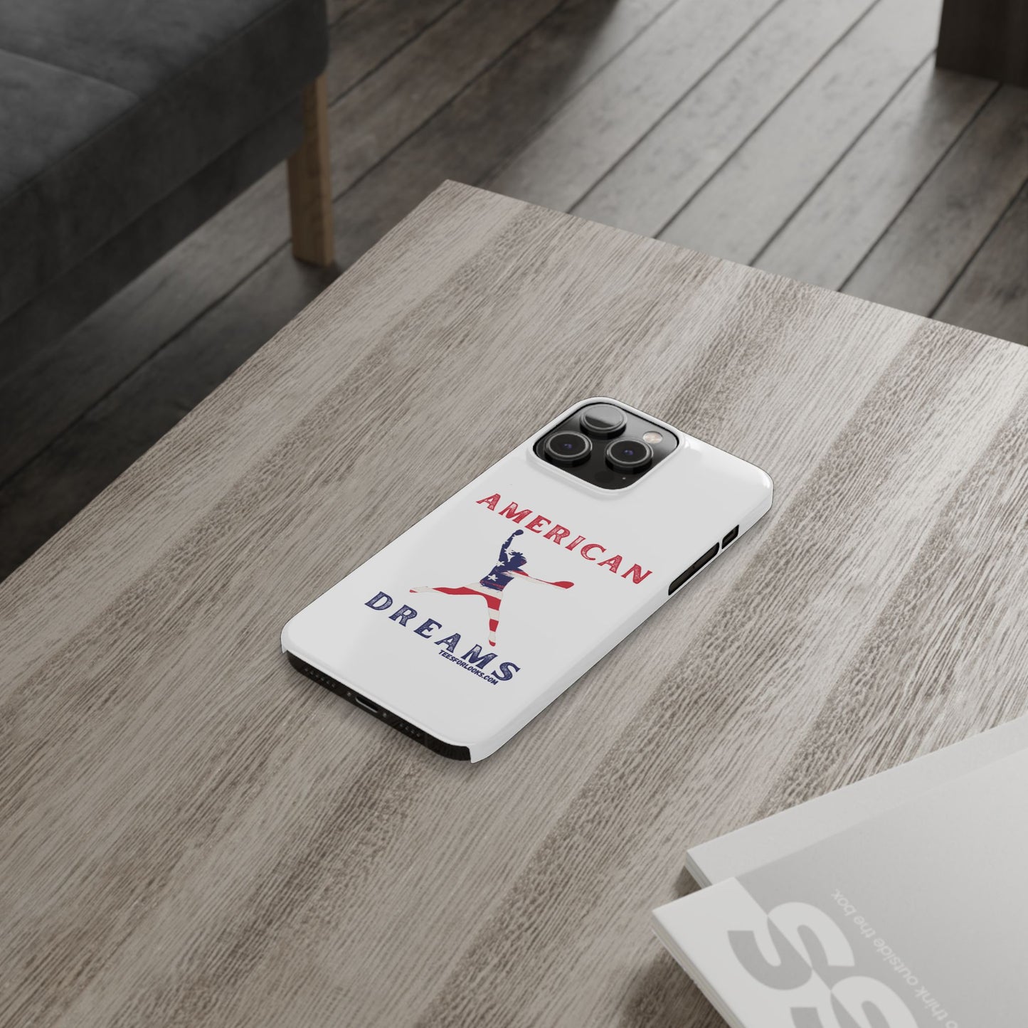 American Dreams Slim Phone Cases - Stylish Protection for Patriotism