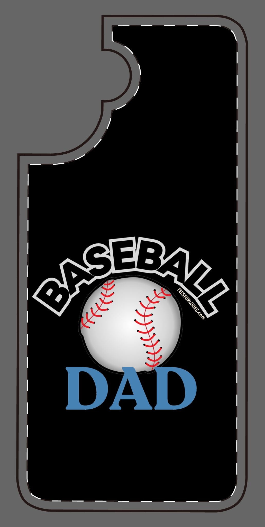 Baseball Dad Silicone Phone Case - Perfect Gift for Sports Lovers