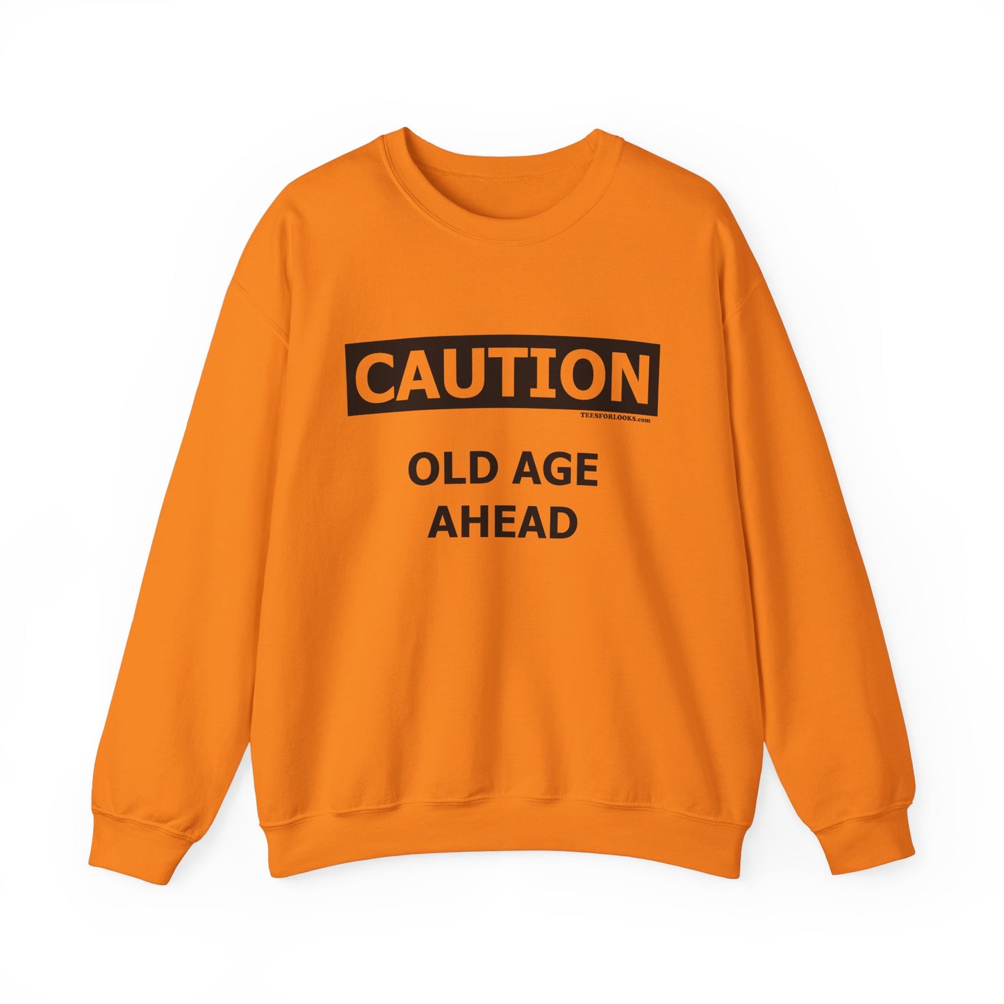 Caution Old Age Ahead Sweatshirt | Unisex Heavy Blend Crewneck