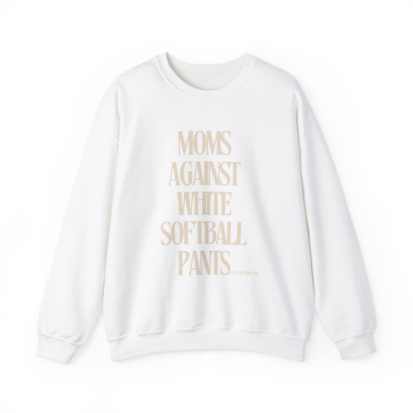 Moms Against White Sweatshirt - Unisex Heavy Blend™ Crewneck