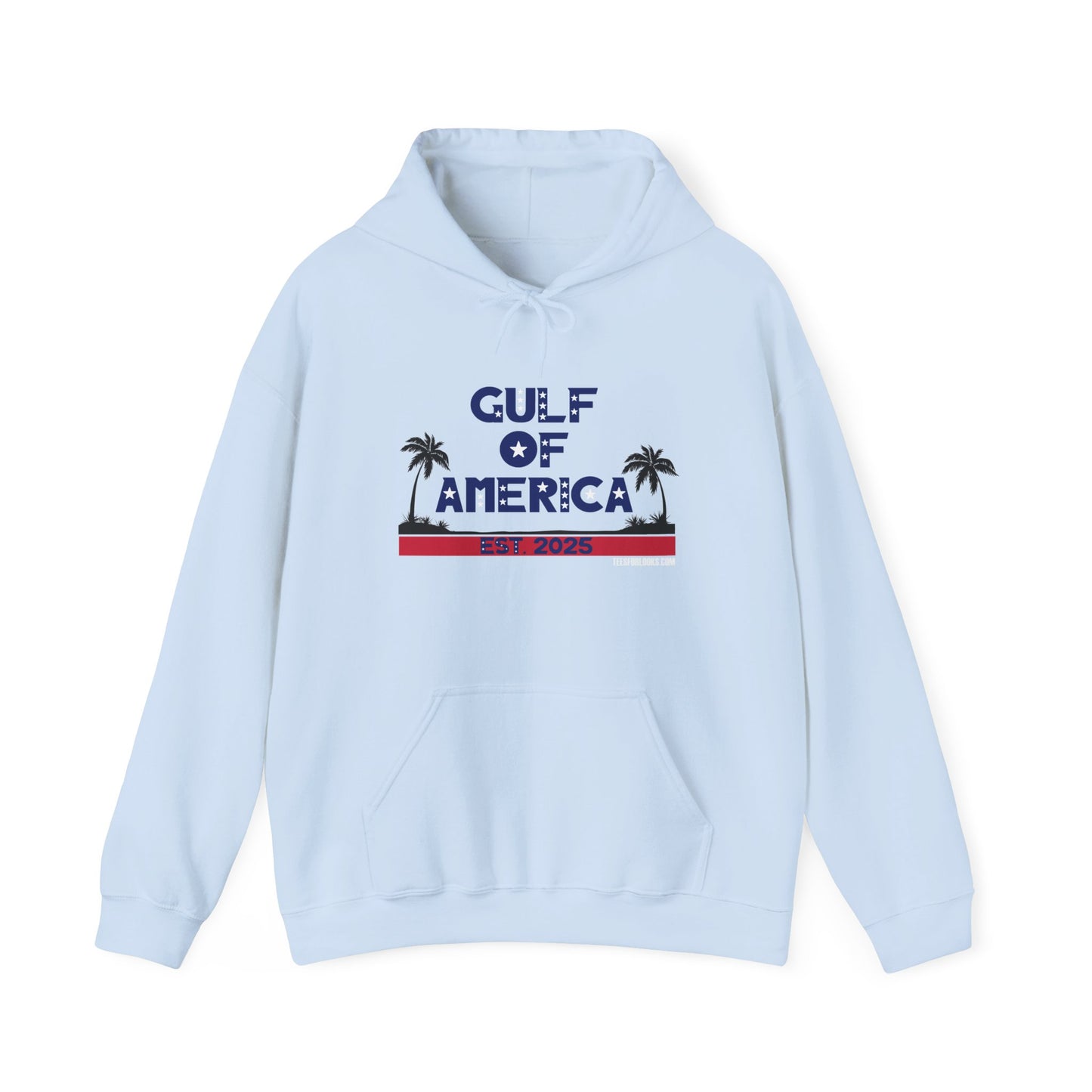 Cozy Gulf of America Hooded Sweatshirt - Perfect for Relaxing Days and Beach Vibes