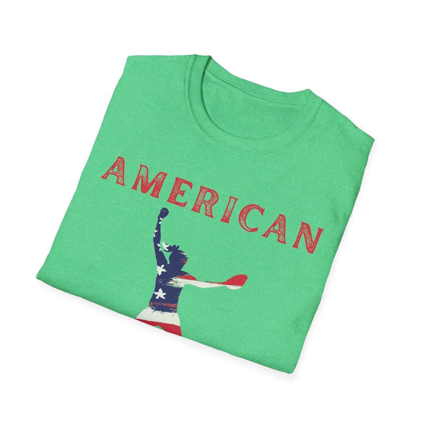 American Dreams Unisex Softstyle T-Shirt, Patriotic Apparel, Summer BBQ, Independence Day, Birthday Gift, Casual Wear