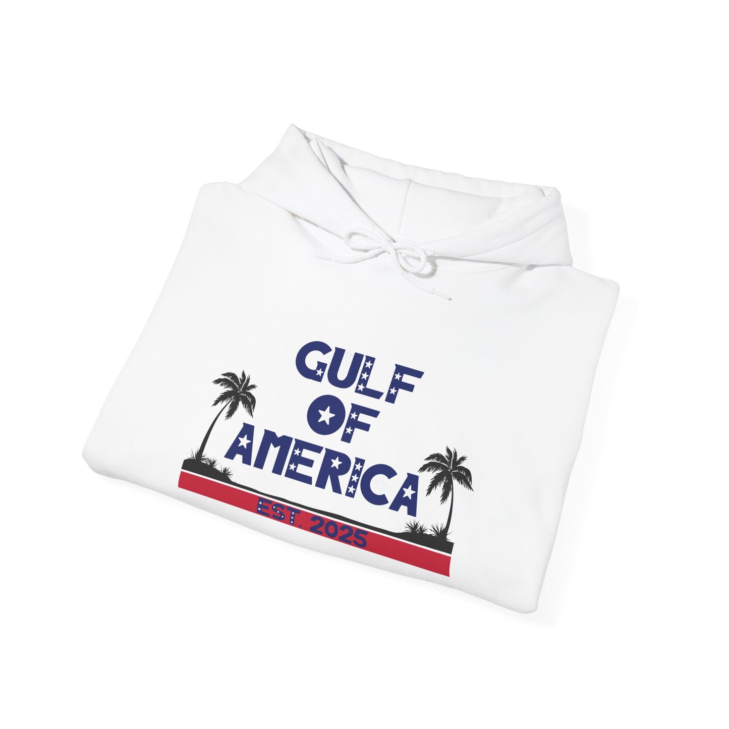 Cozy Gulf of America Hooded Sweatshirt - Perfect for Relaxing Days and Beach Vibes