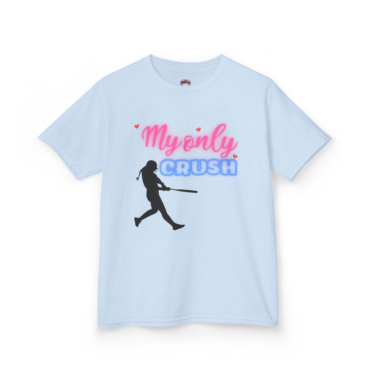 Kids Baseball Lover Tee - "My Only Crush" Design