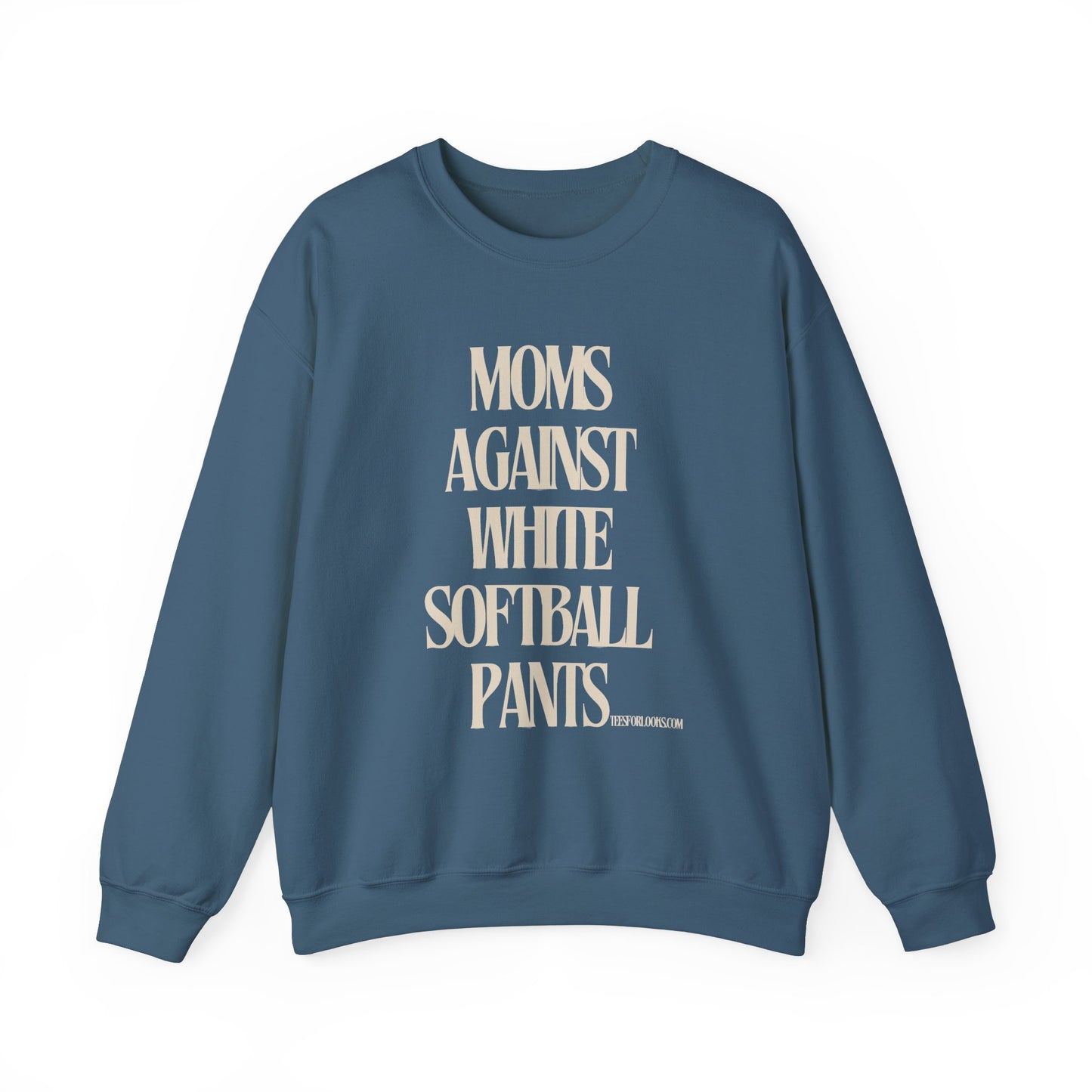 Moms Against White Sweatshirt - Unisex Heavy Blend™ Crewneck