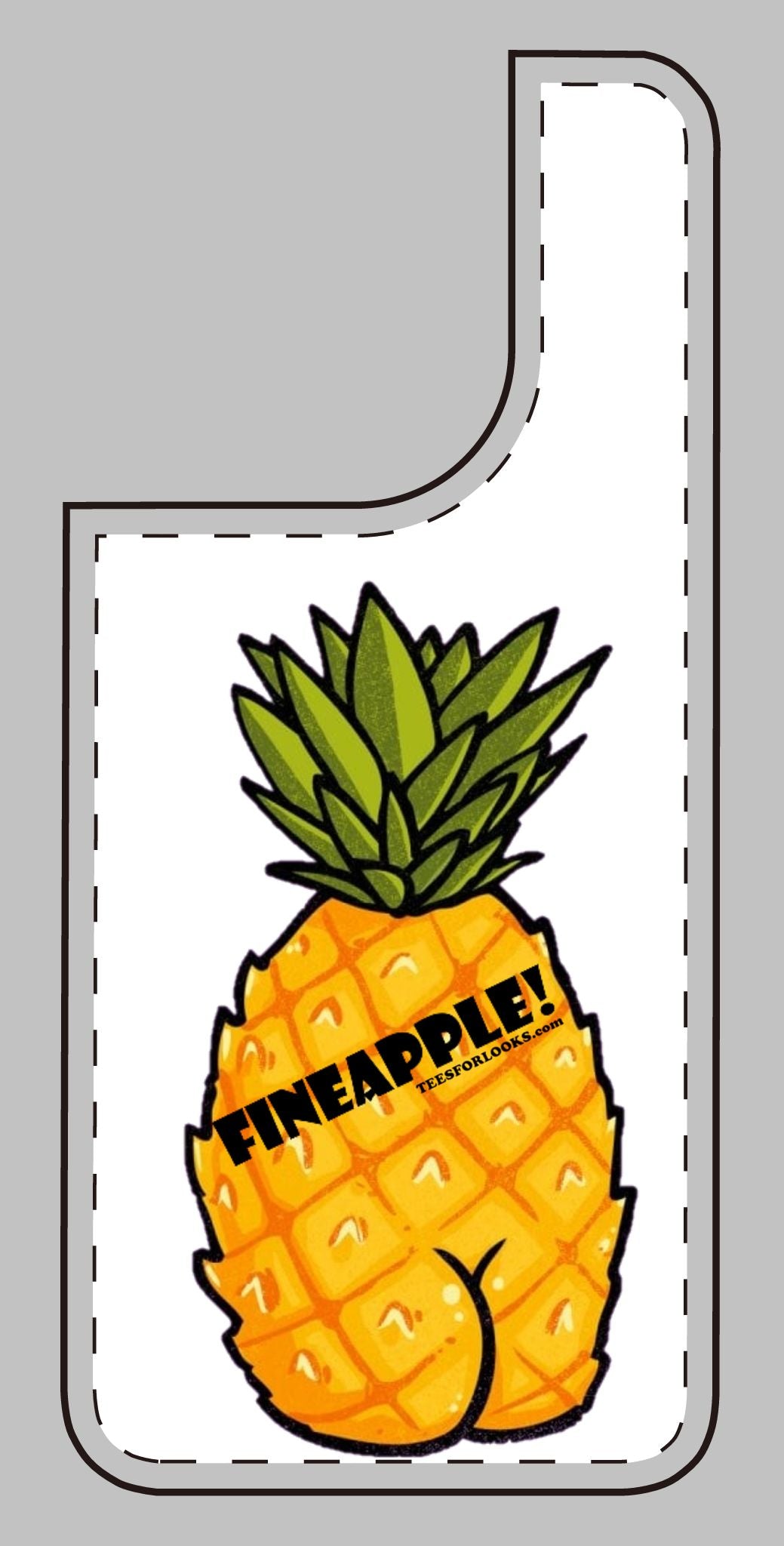 “Fineapple” Silicone Phone Case - Fun and Quirky Pineapple Design