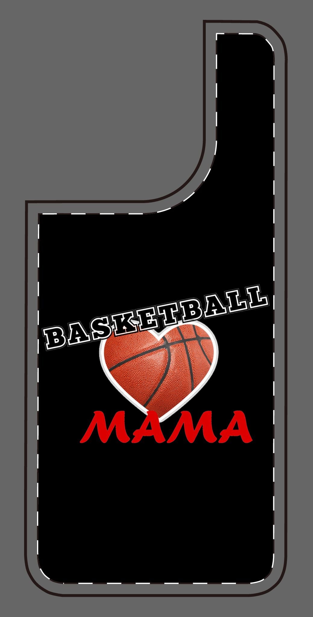 Basketball Mama Silicone Phone Case - Perfect Gift for Basketball Moms