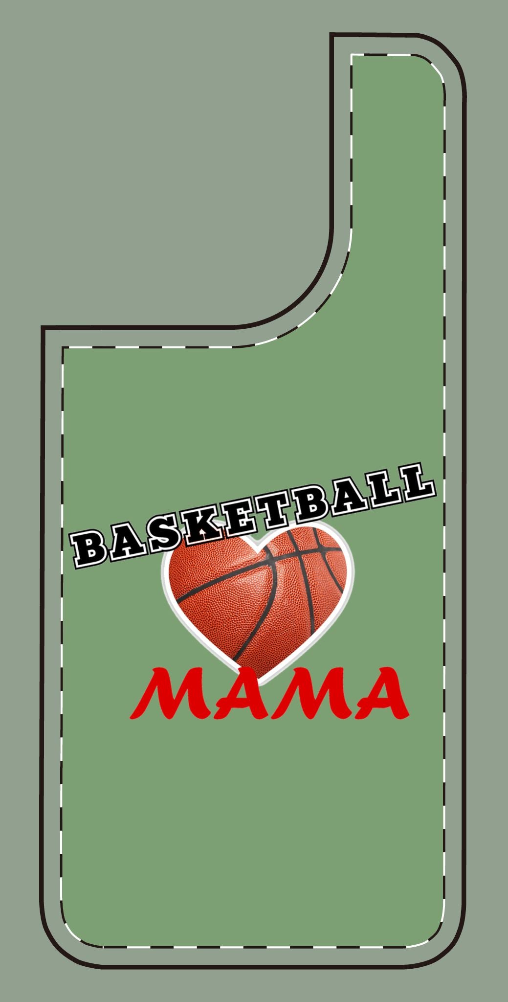 Basketball Mama Silicone Phone Case - Perfect Gift for Basketball Moms