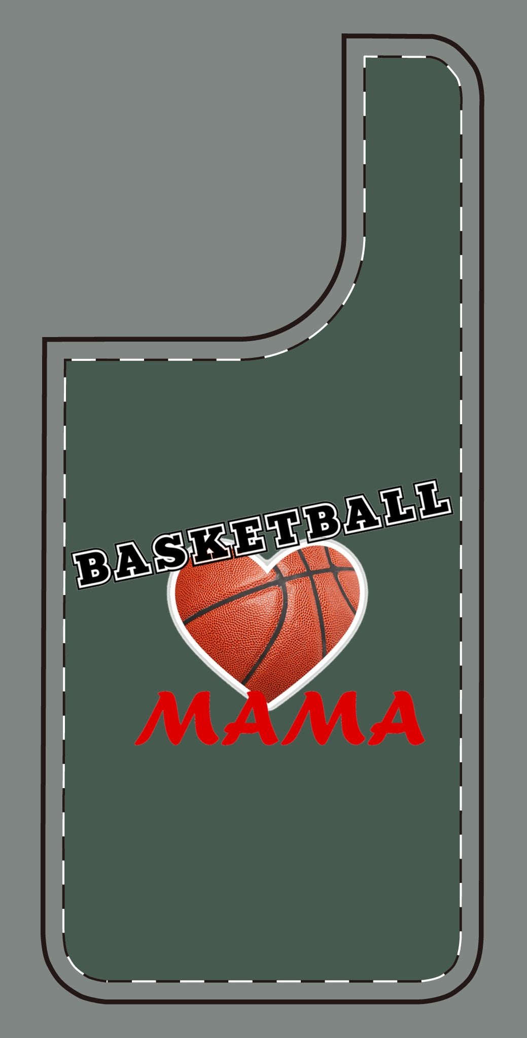 Basketball Mama Silicone Phone Case - Perfect Gift for Basketball Moms