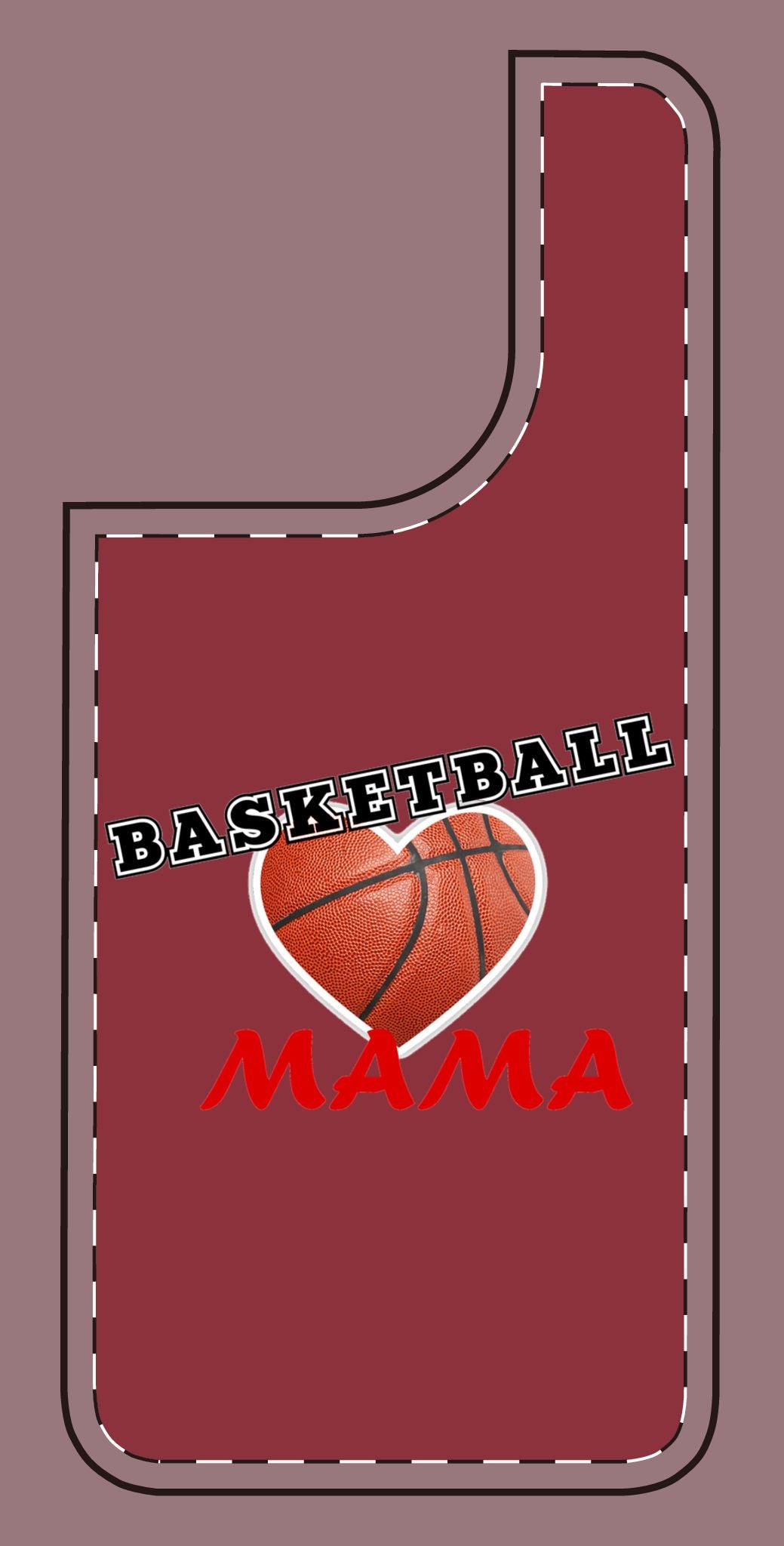 Basketball Mama Silicone Phone Case - Perfect Gift for Basketball Moms