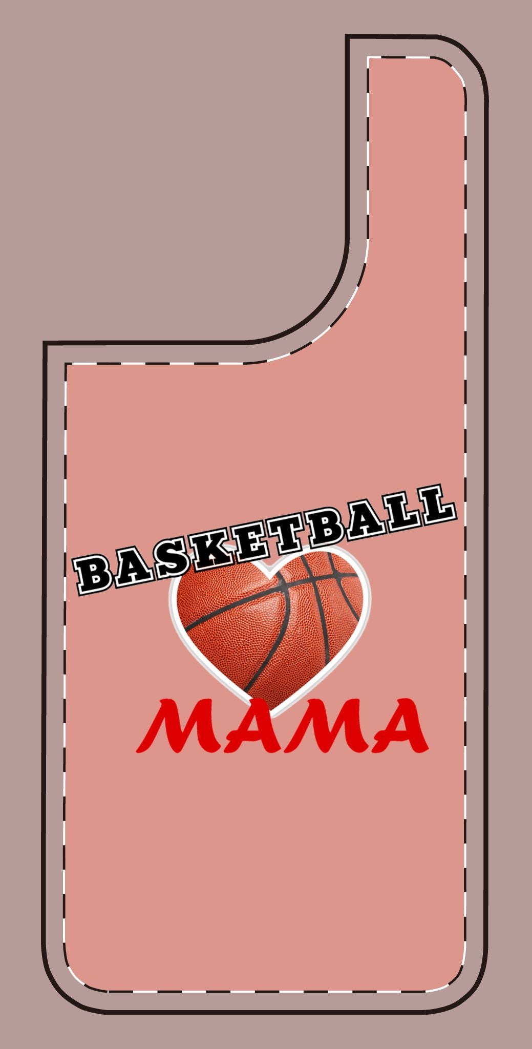 Basketball Mama Silicone Phone Case - Perfect Gift for Basketball Moms